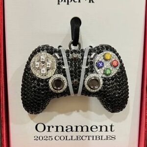 Piper K Black Beaded Game Controller Ornament BNIB